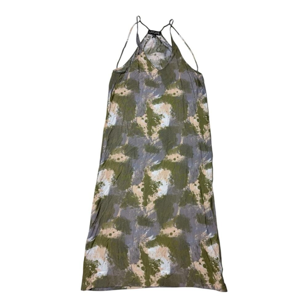 Catch  Me Camo Print Slip Dress